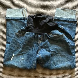 Motherhood bounceback postpartum crop jeans M
